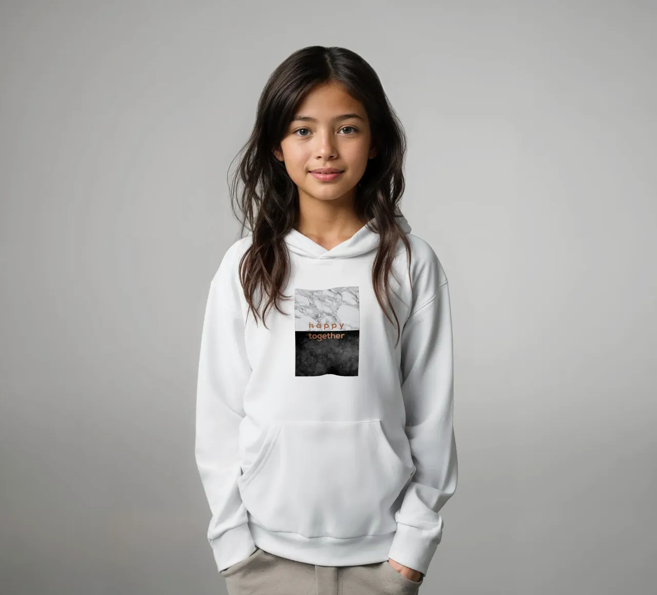 Happy Together kids hoodie by Orara Studio
