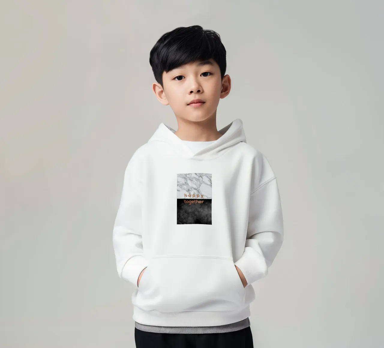 Happy Together kids hoodie by Orara Studio