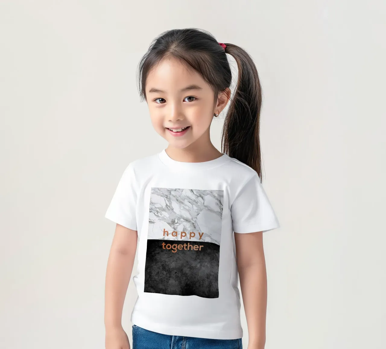 Happy Together kids t-shirt by Orara Studio