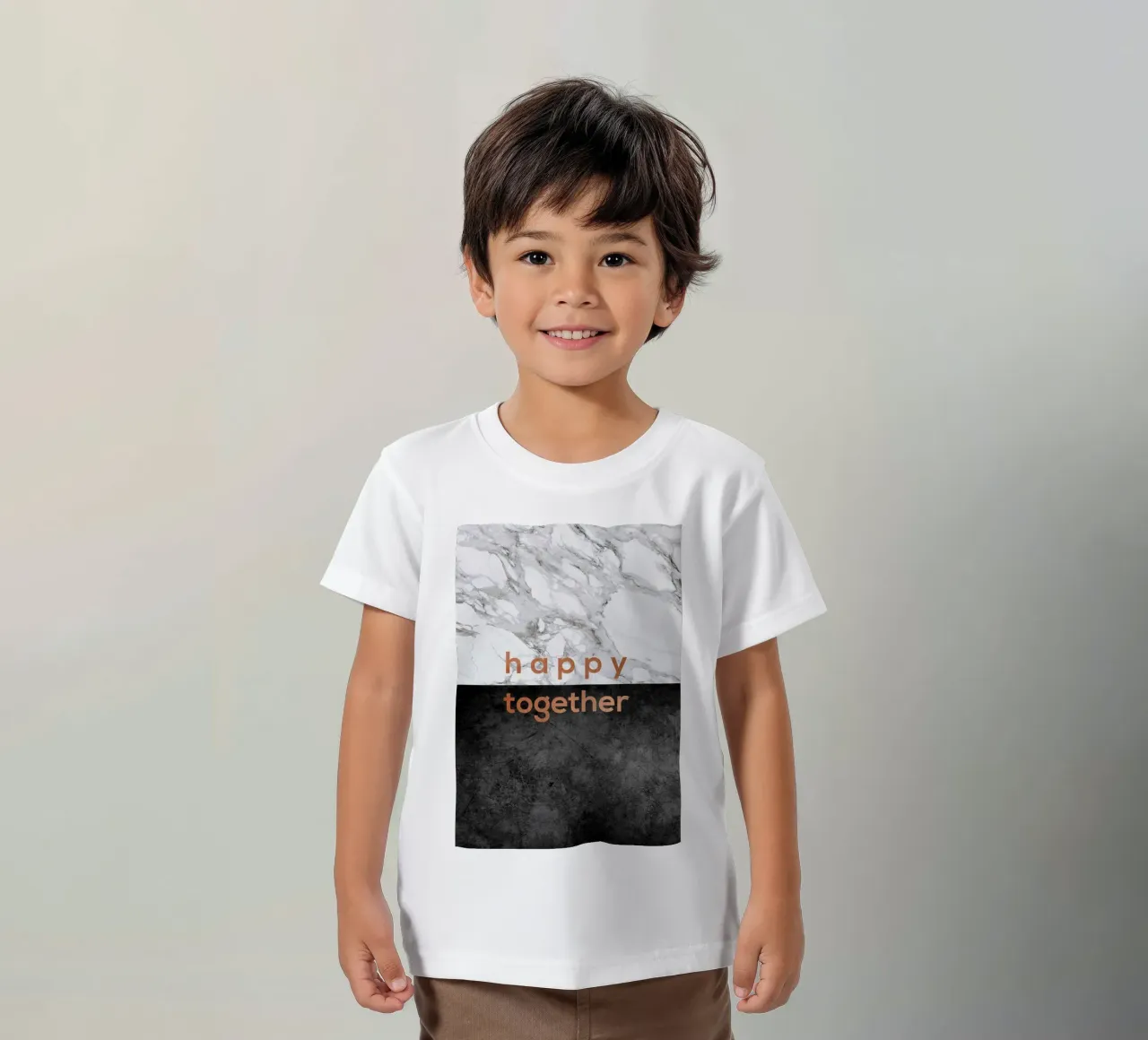 Happy Together kids t-shirt by Orara Studio
