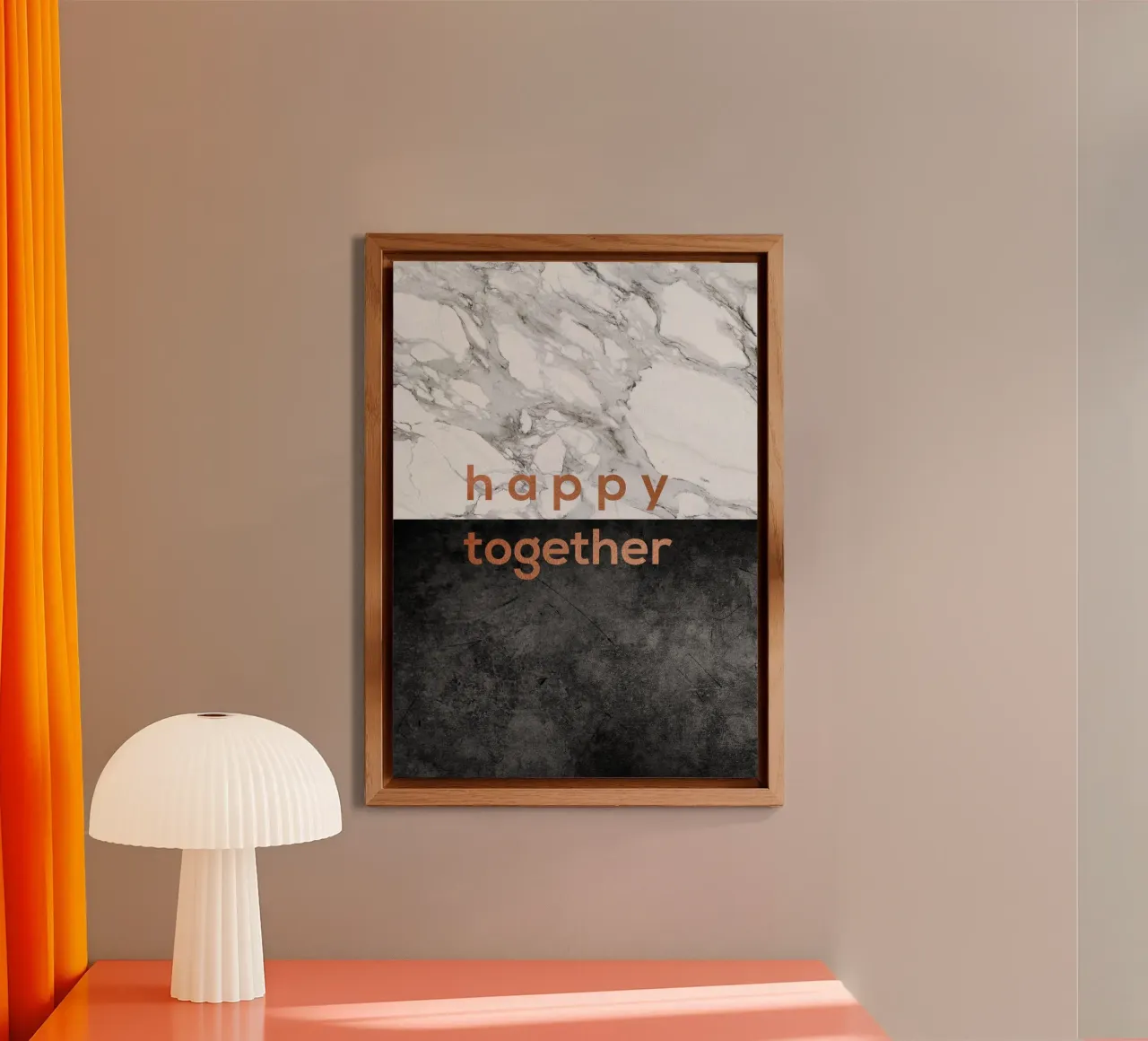 Heureux ensemble alu dibond de Orara Studio
