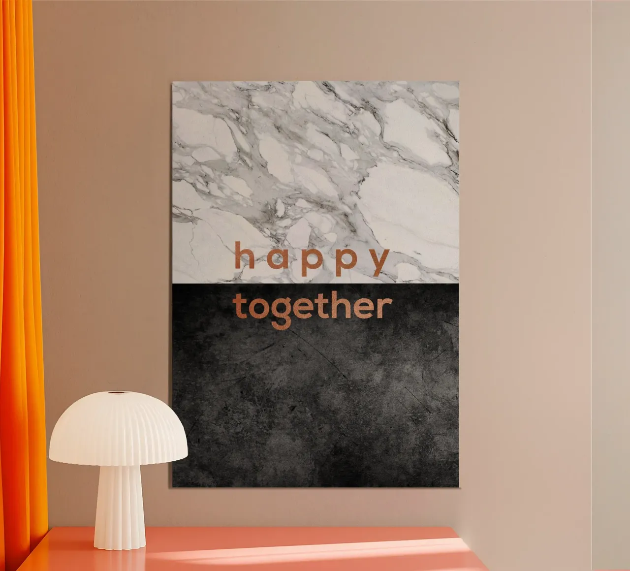 Heureux ensemble alu dibond de Orara Studio