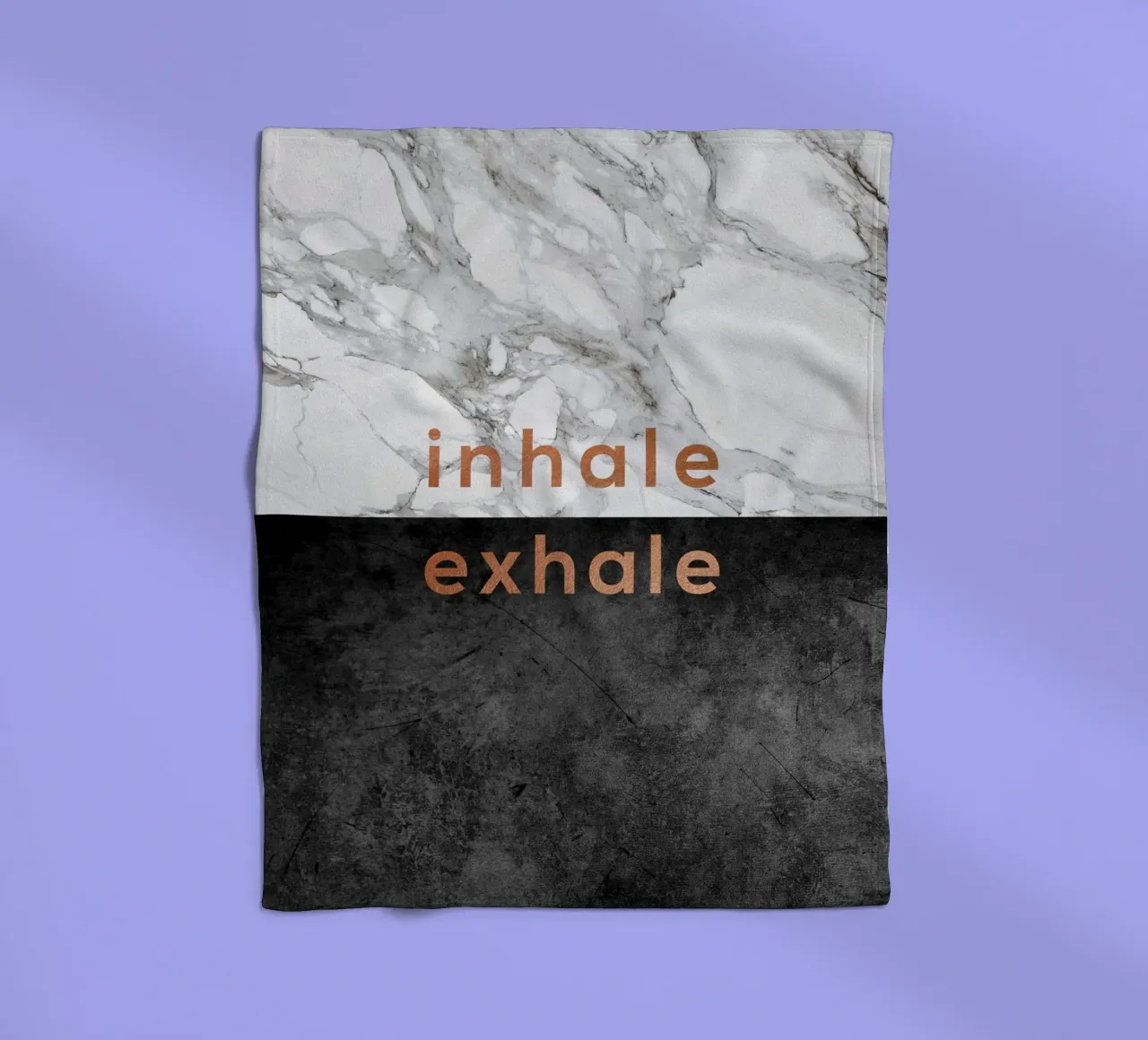 Inspirare Espirare coperta in pile da Orara Studio