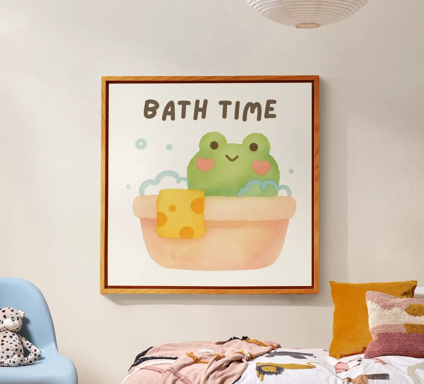 Cute bath time frog plexiglass da Sasyall Graphics
