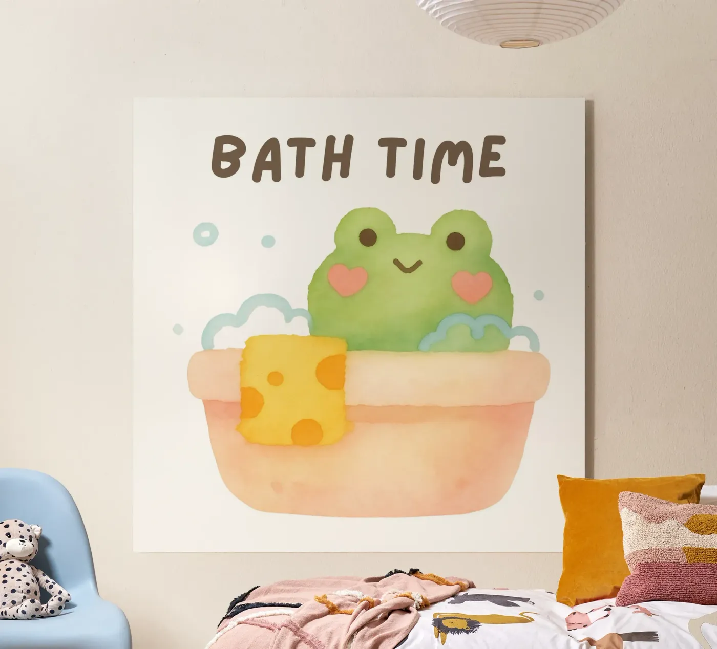 Cute bath time frog plexiglass da Sasyall Graphics