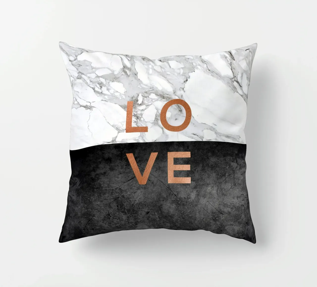 Amore Marmo Citazione cuscino da Orara Studio