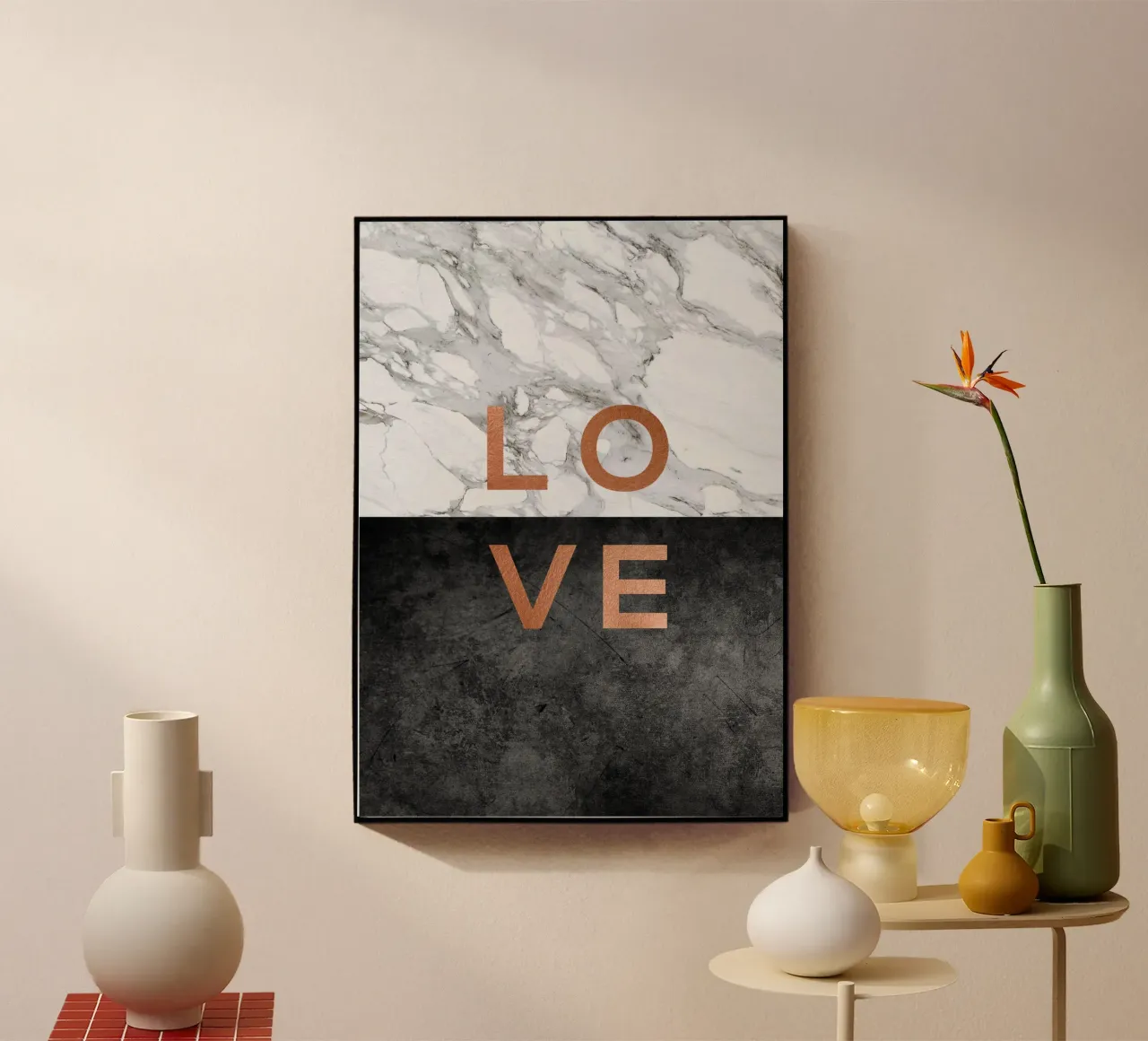 Amore Marmo Citazione plexiglass da Orara Studio