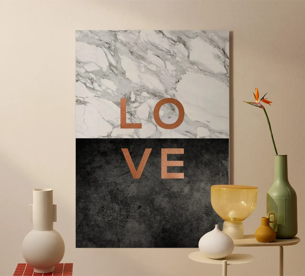 Amore Marmo Citazione plexiglass da Orara Studio