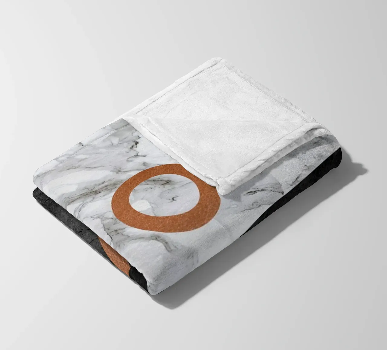 Amore Marmo Citazione coperta in pile da Orara Studio