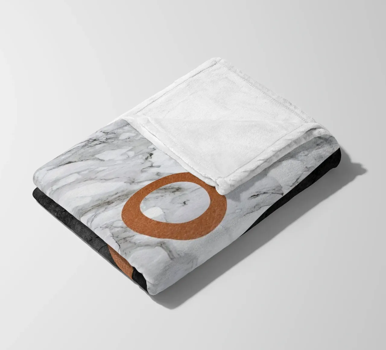 Amore Marmo Citazione coperta in pile da Orara Studio
