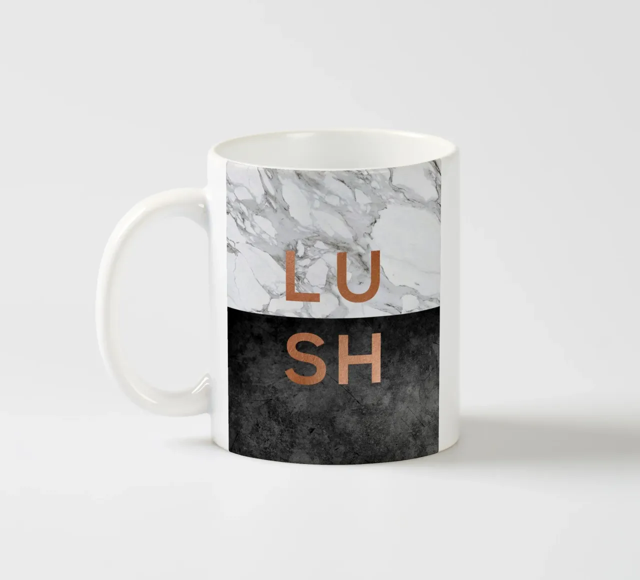 Citazione di marmo lussureggiante tazza in ceramica da Orara Studio