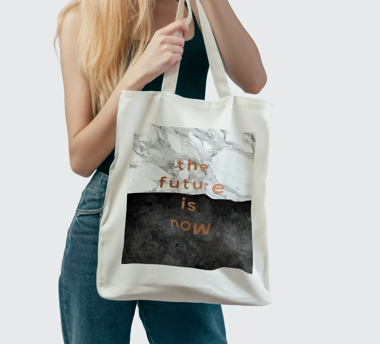 The Future Is Now tote bag by Orara Studio