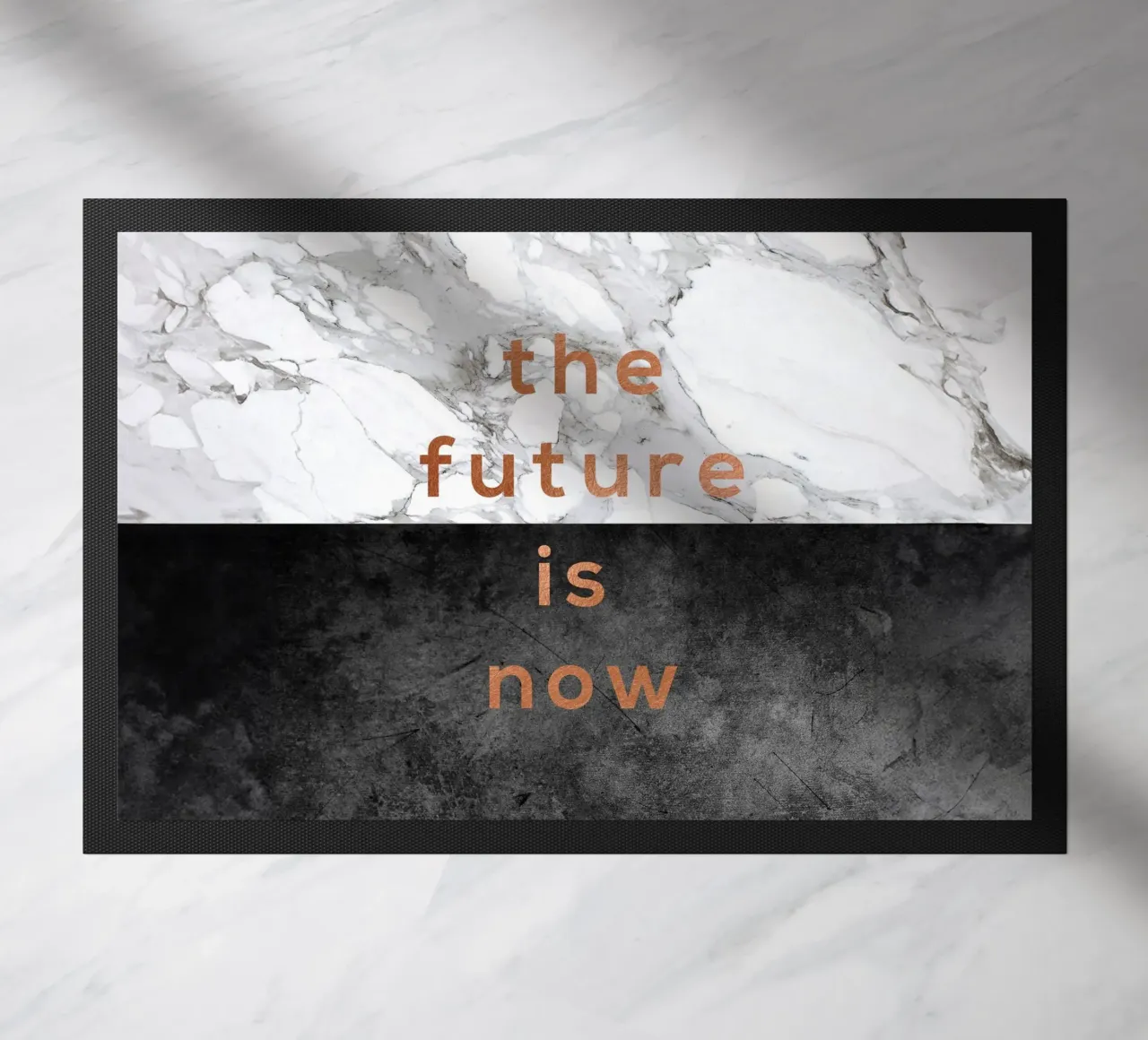 Il futuro è adesso zerbino da Orara Studio