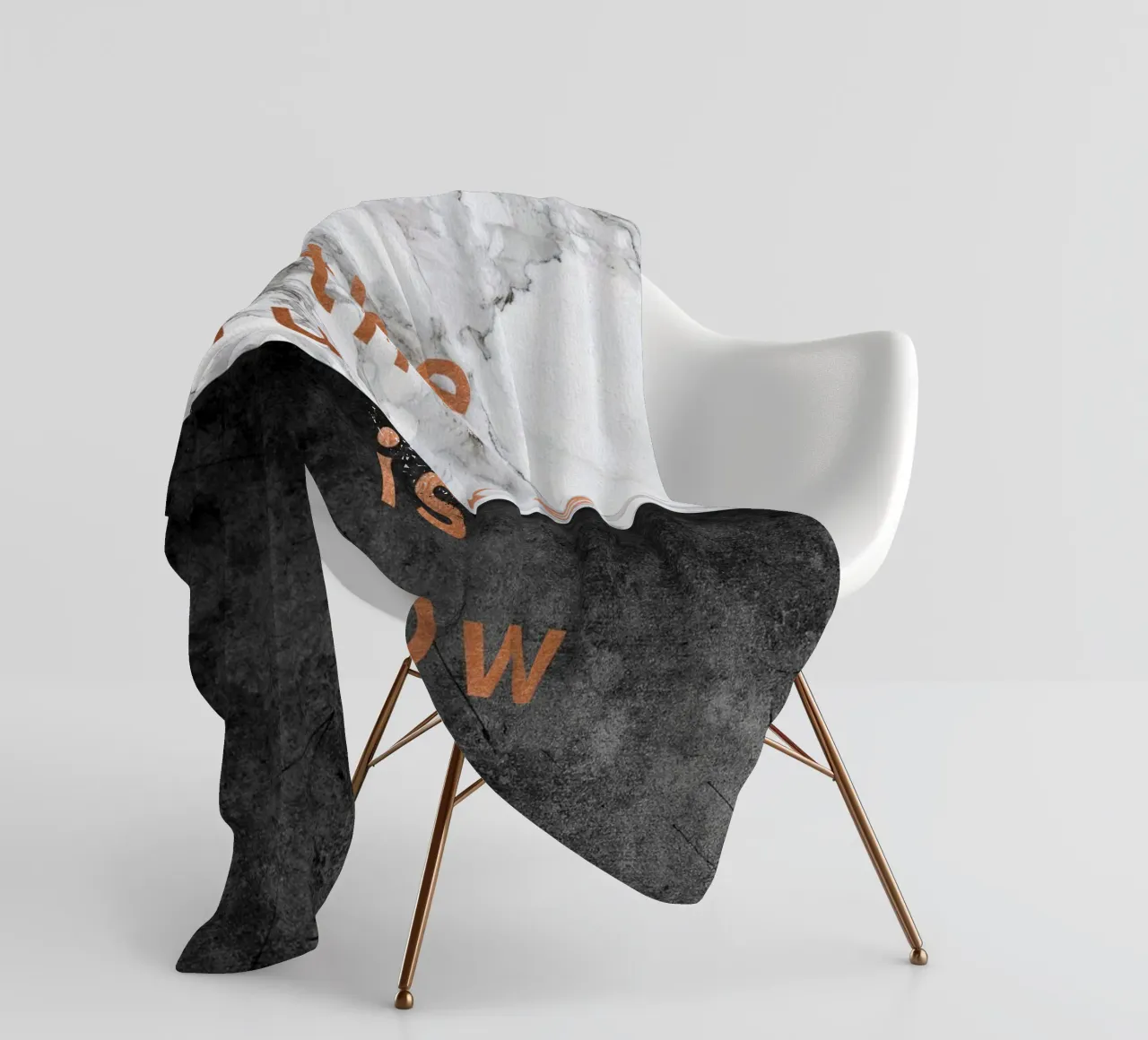 Il futuro è adesso coperta in pile da Orara Studio