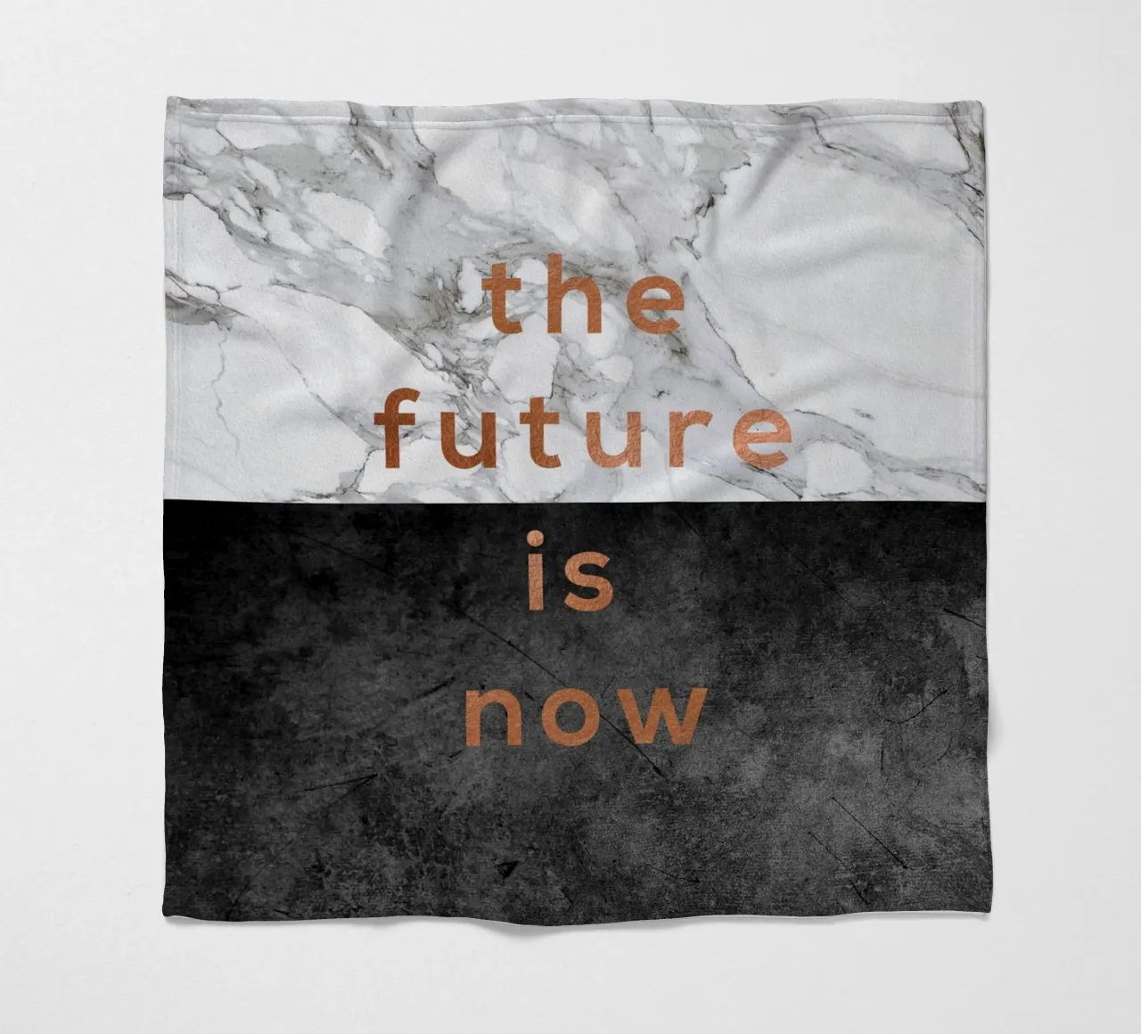 Il futuro è adesso coperta in pile da Orara Studio