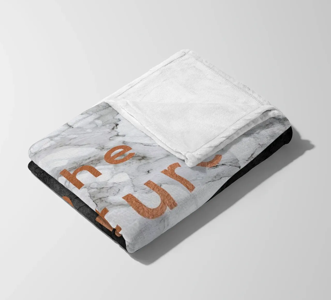 Il futuro è adesso coperta in pile da Orara Studio