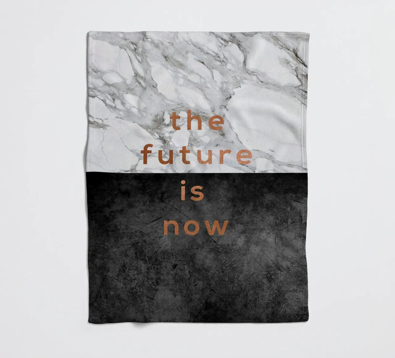 Il futuro è adesso coperta in pile da Orara Studio