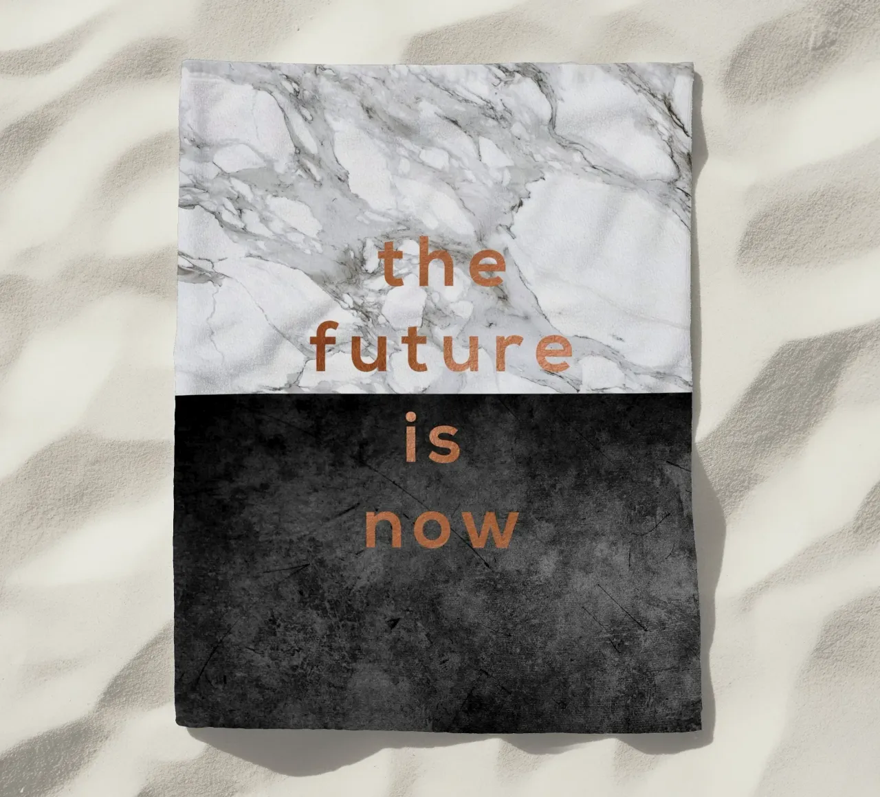 Il futuro è adesso telo mare da Orara Studio