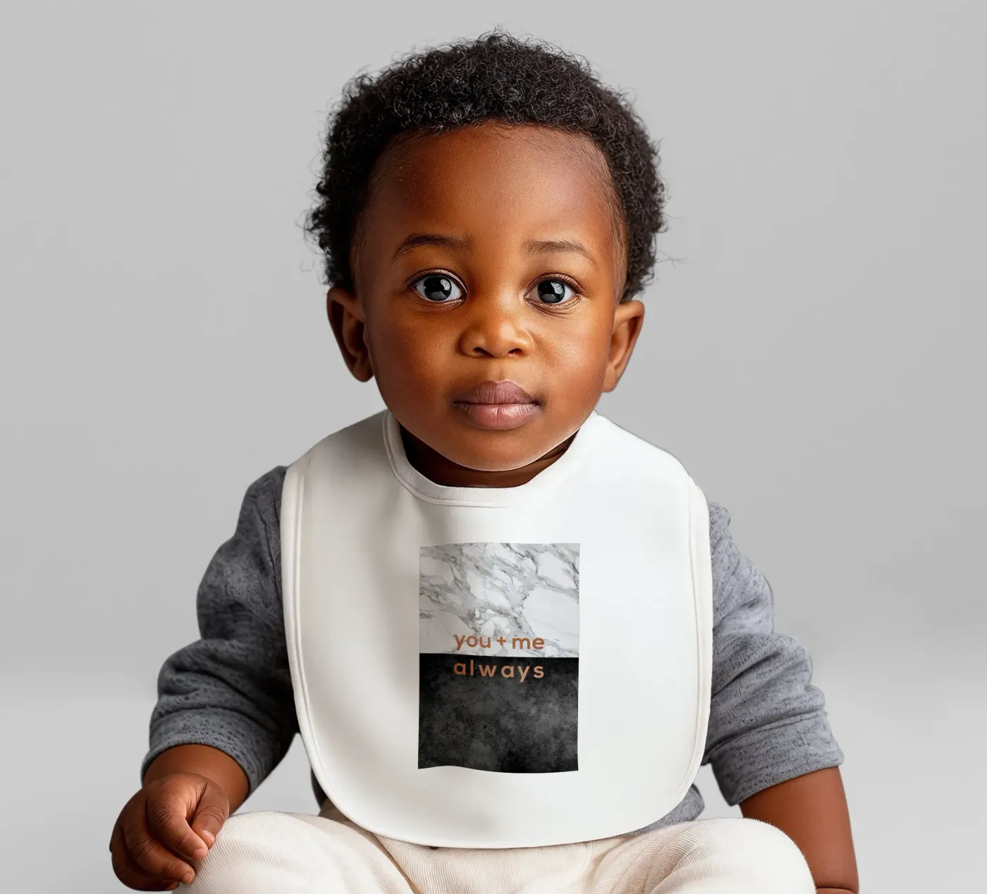 Jij & Ik Altijd baby slabbetje van Orara Studio