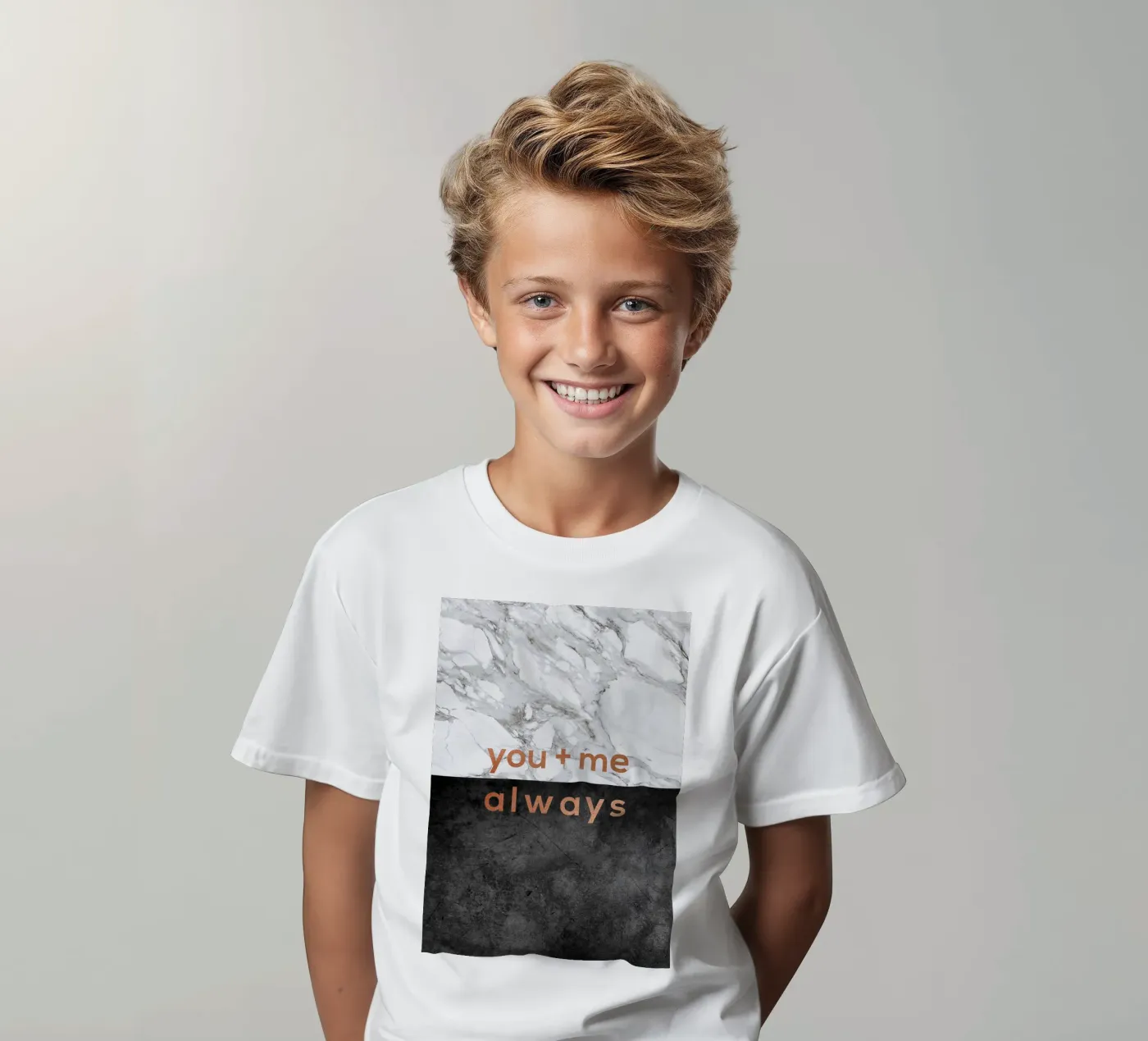 Io e te sempre t-shirt bambini da Orara Studio