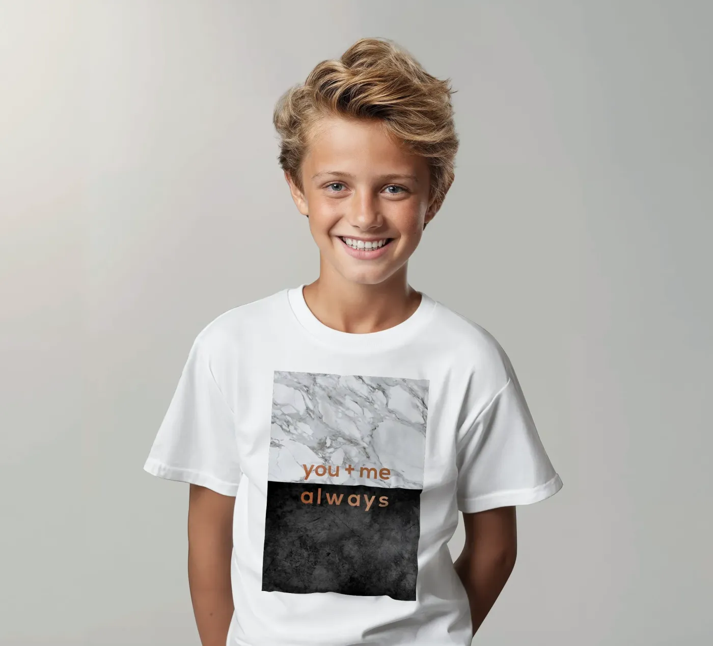 Io e te sempre t-shirt bambini da Orara Studio