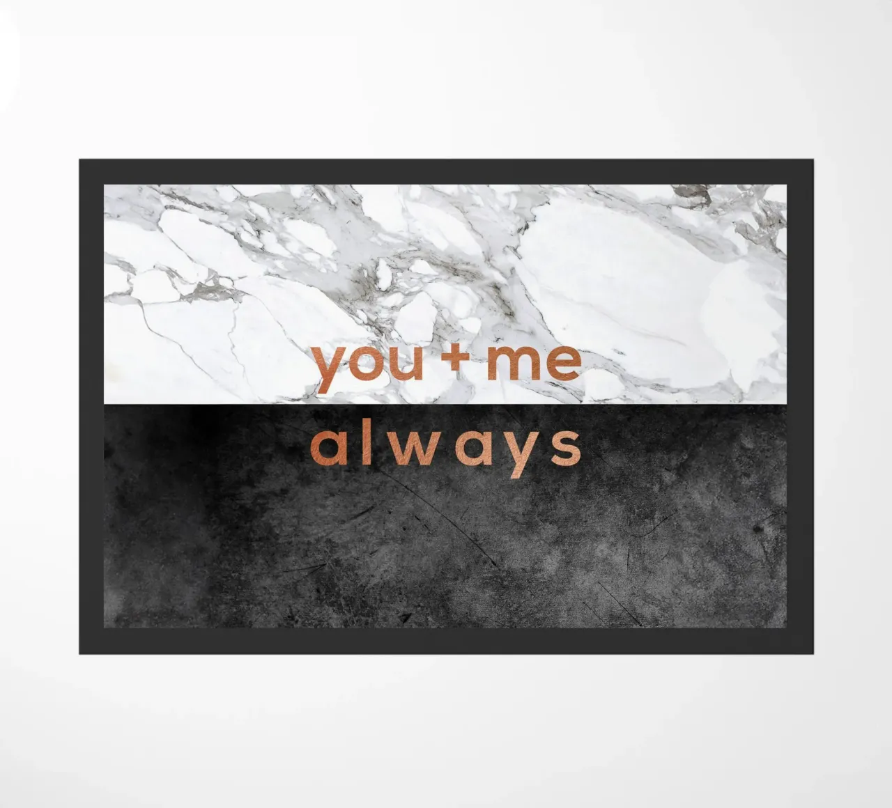 Io e te sempre zerbino da Orara Studio