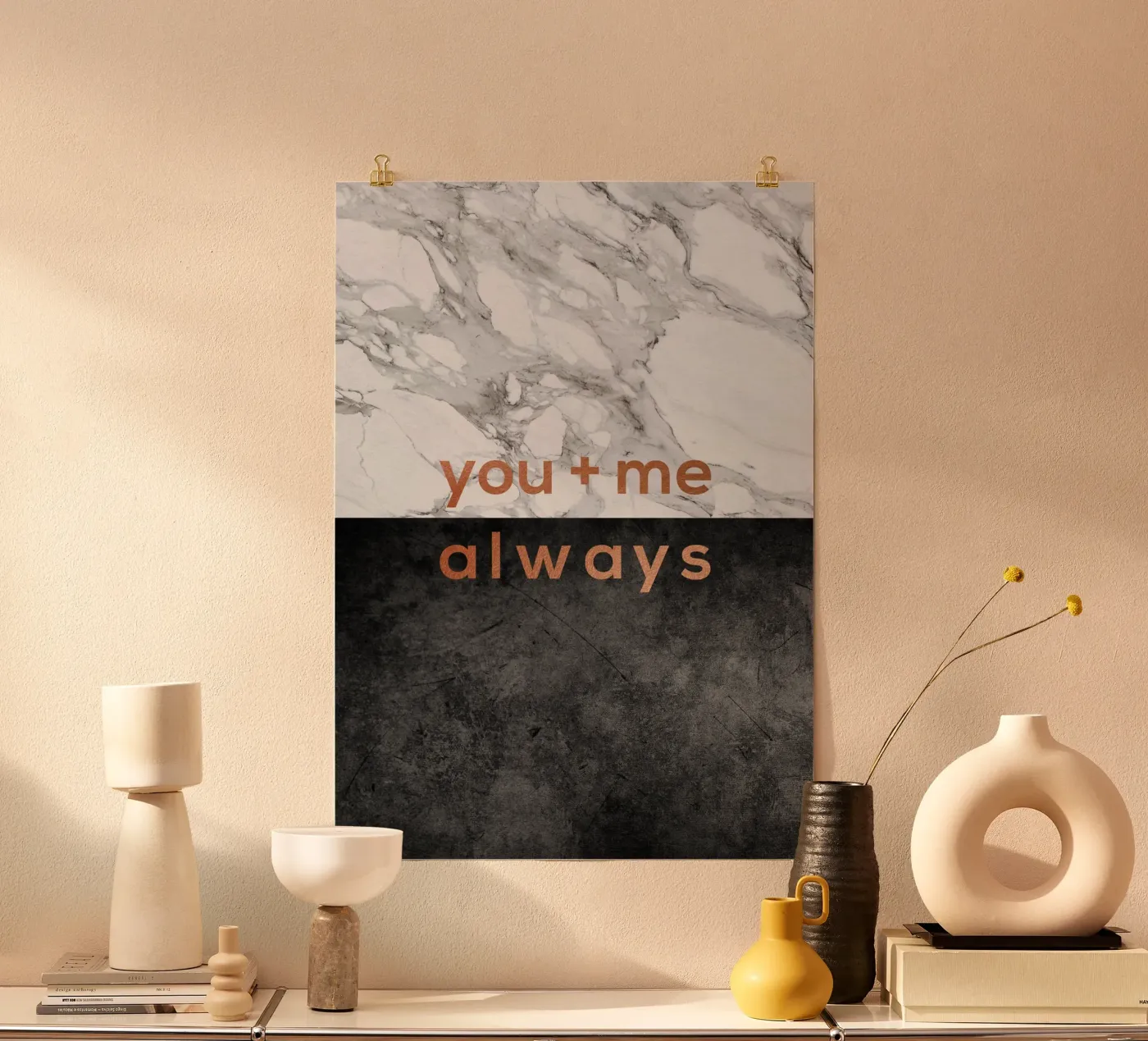 Du und ich für immer Poster von Orara Studio