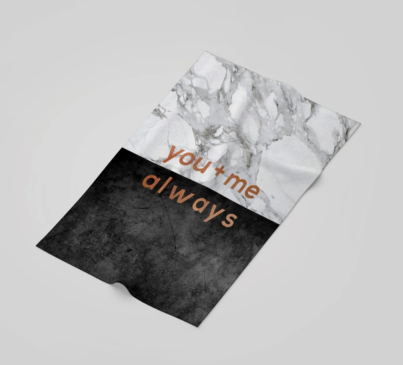 You & Me Always beach towel by Orara Studio