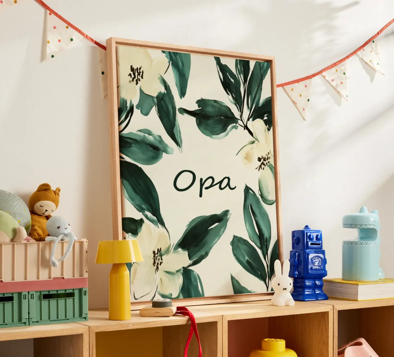 Opa tela con Cornice a cassetta da treechild