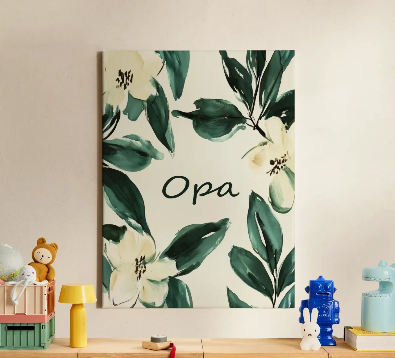 Opa tela con Cornice a cassetta da treechild