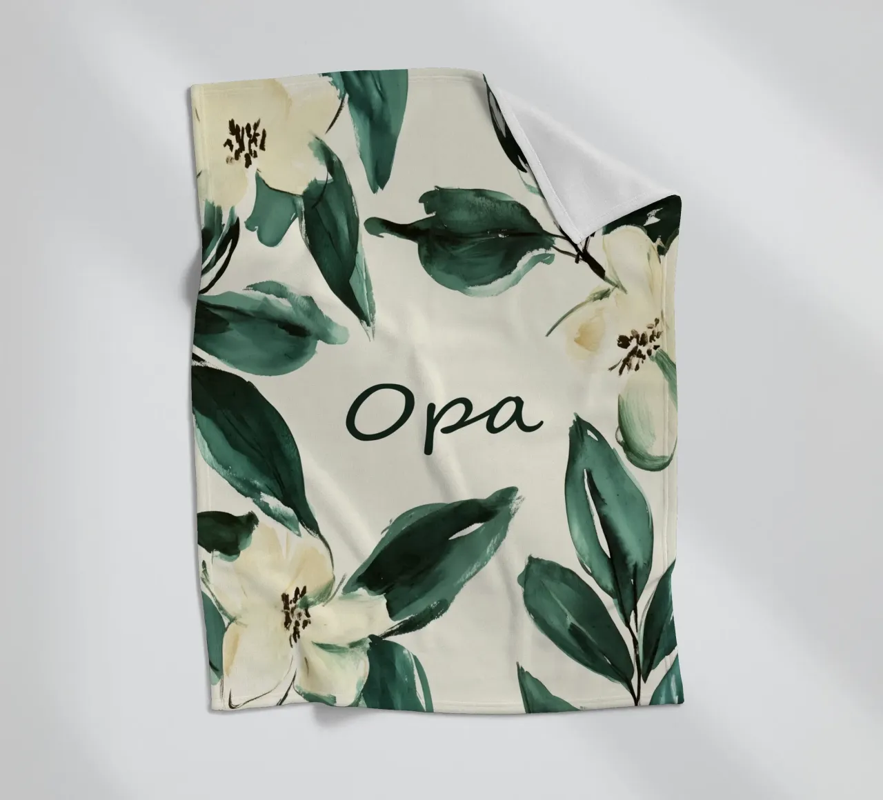 Opa Fleecedecke von treechild