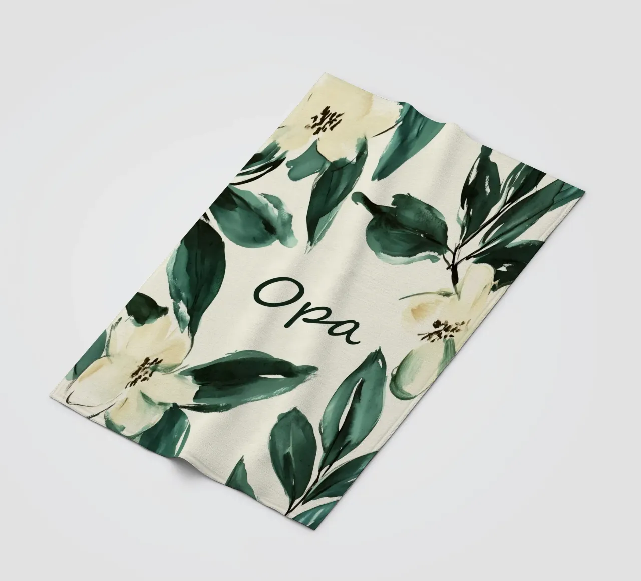 Opa Fleecedecke von treechild