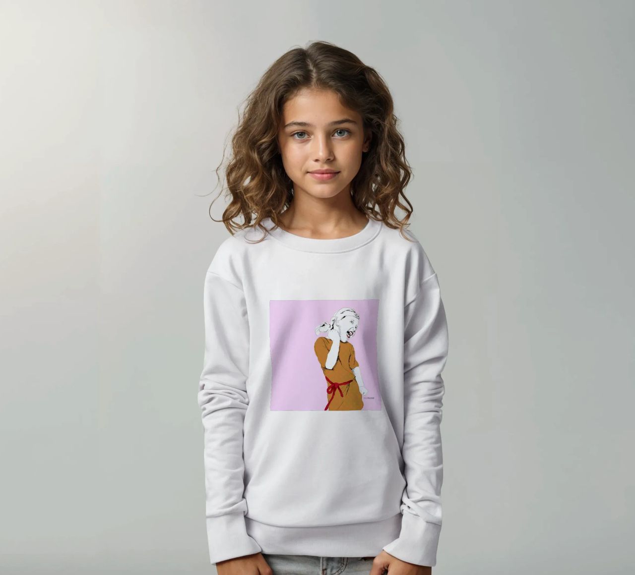 Happy Girl sudadera para niño de La Belette Rose