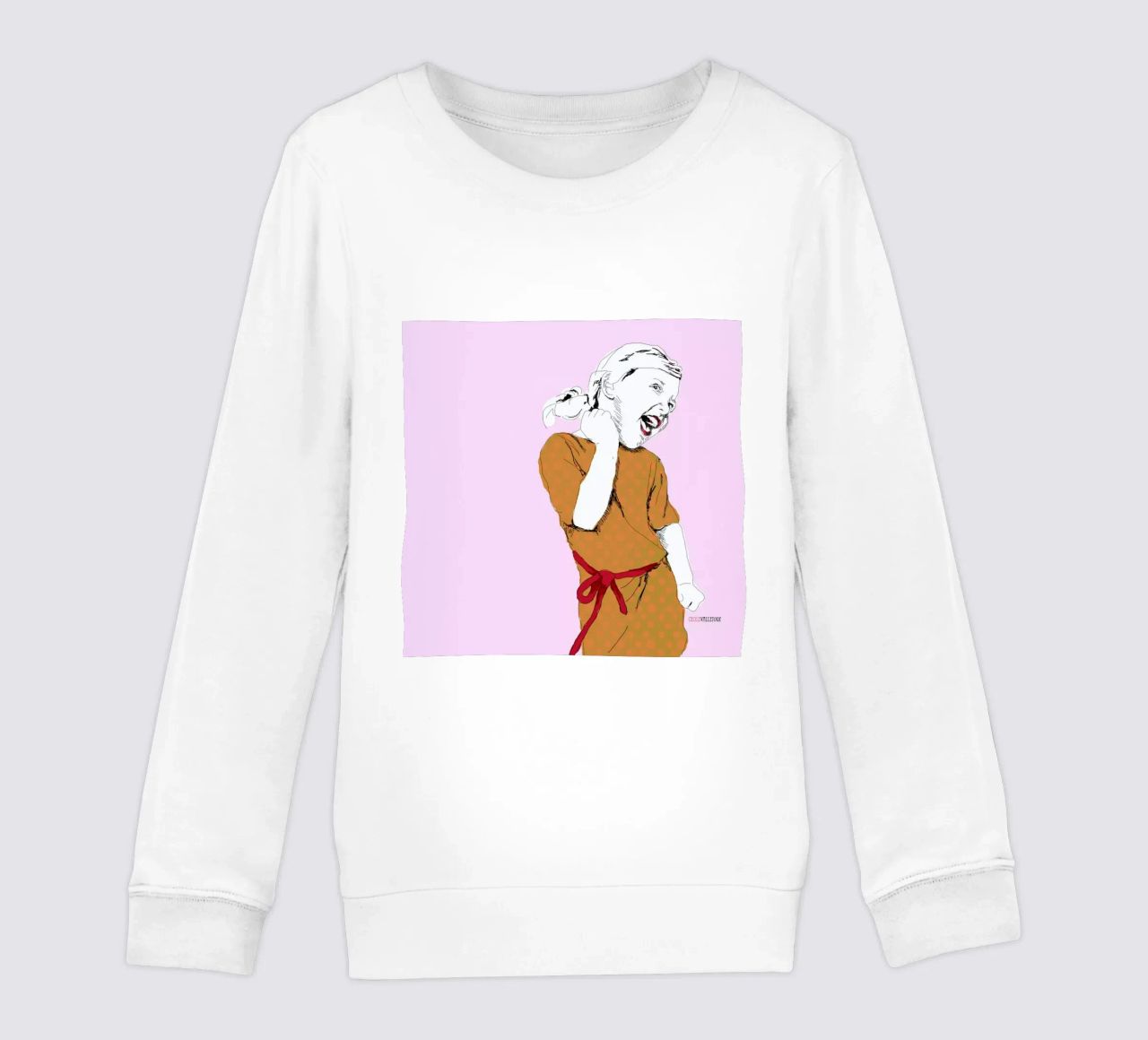 Happy Girl sudadera para niño de La Belette Rose