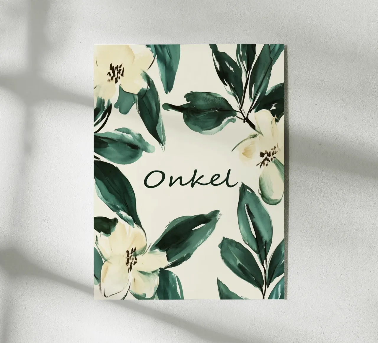 Onkel acrylic glass by treechild