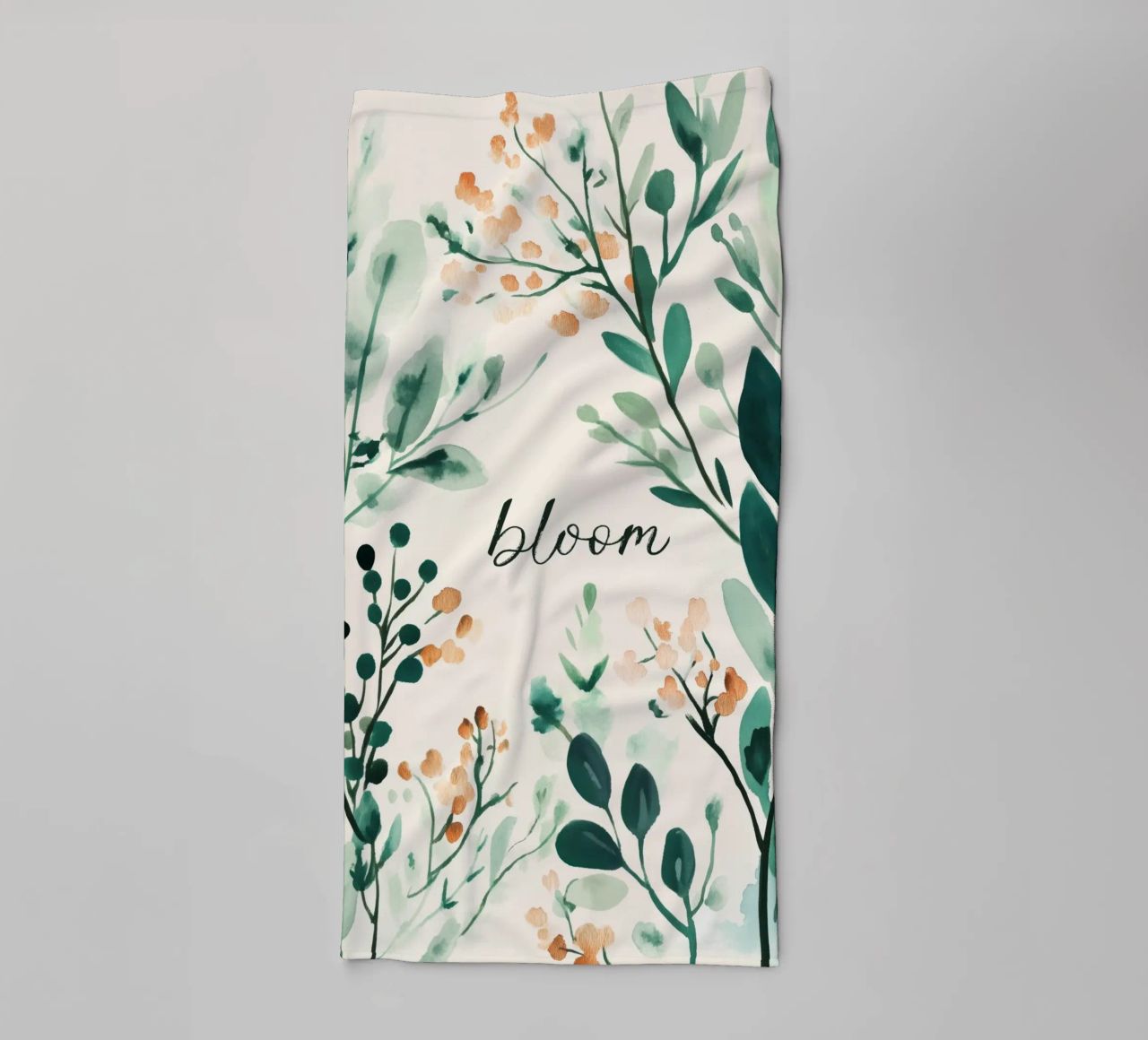 Bloom asciugamano da bagno da treechild