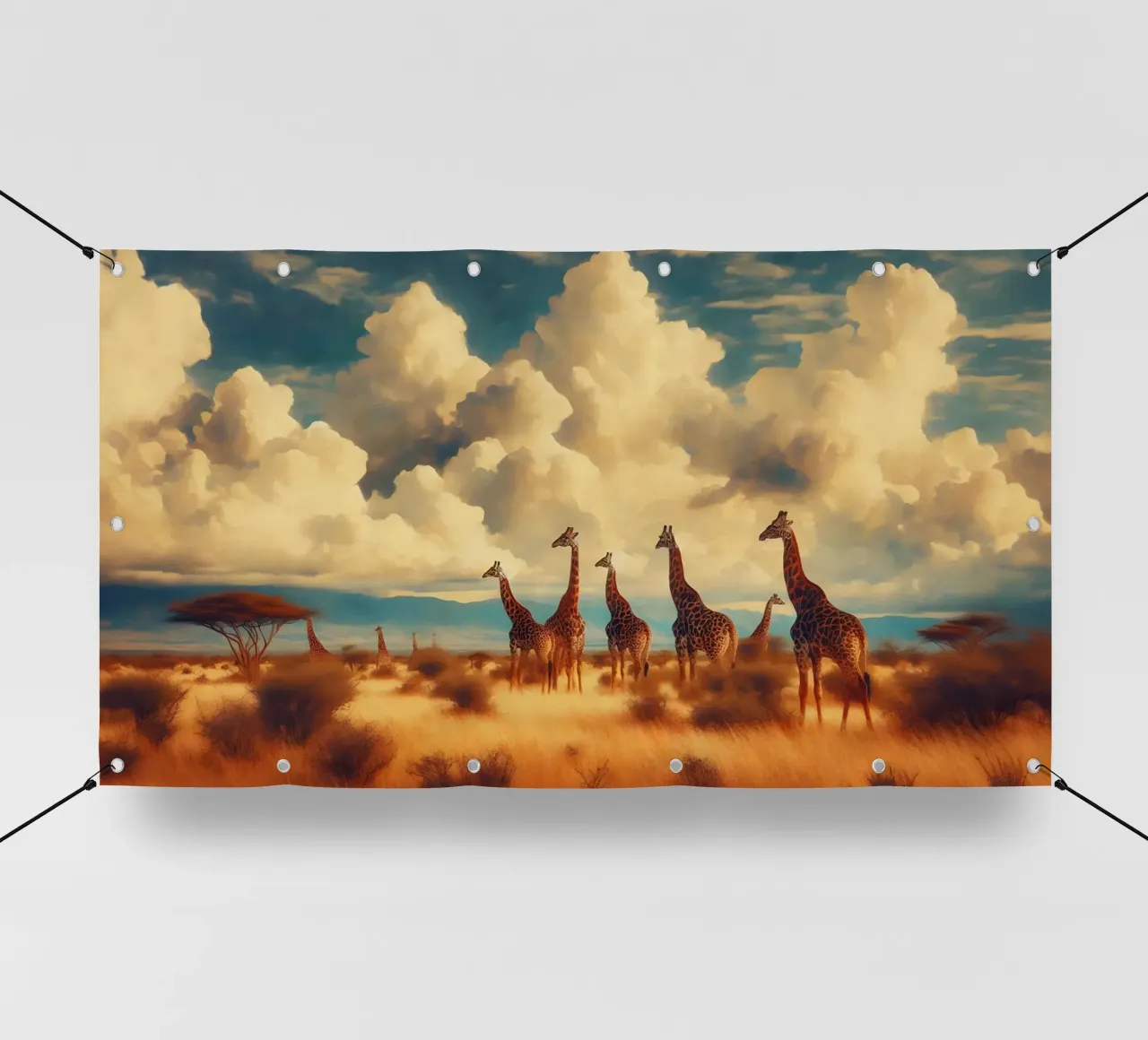 GIRAFE telo in pvc da RUBIANT ART