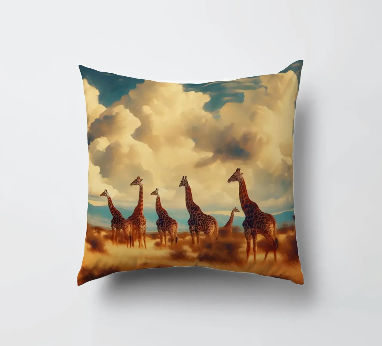 GIRAFE cuscino da RUBIANT ART