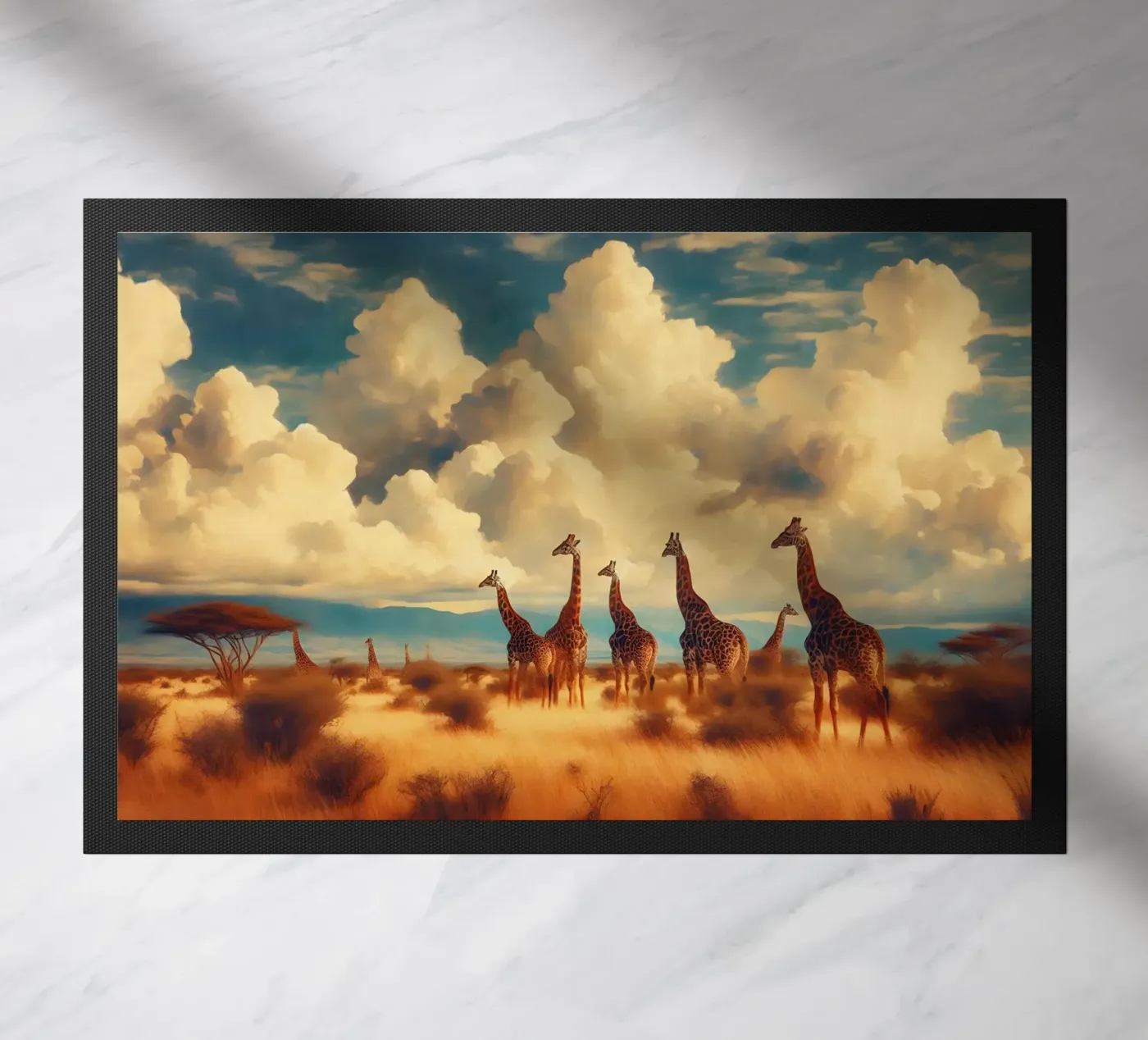 GIRAFE deurmat van RUBIANT ART