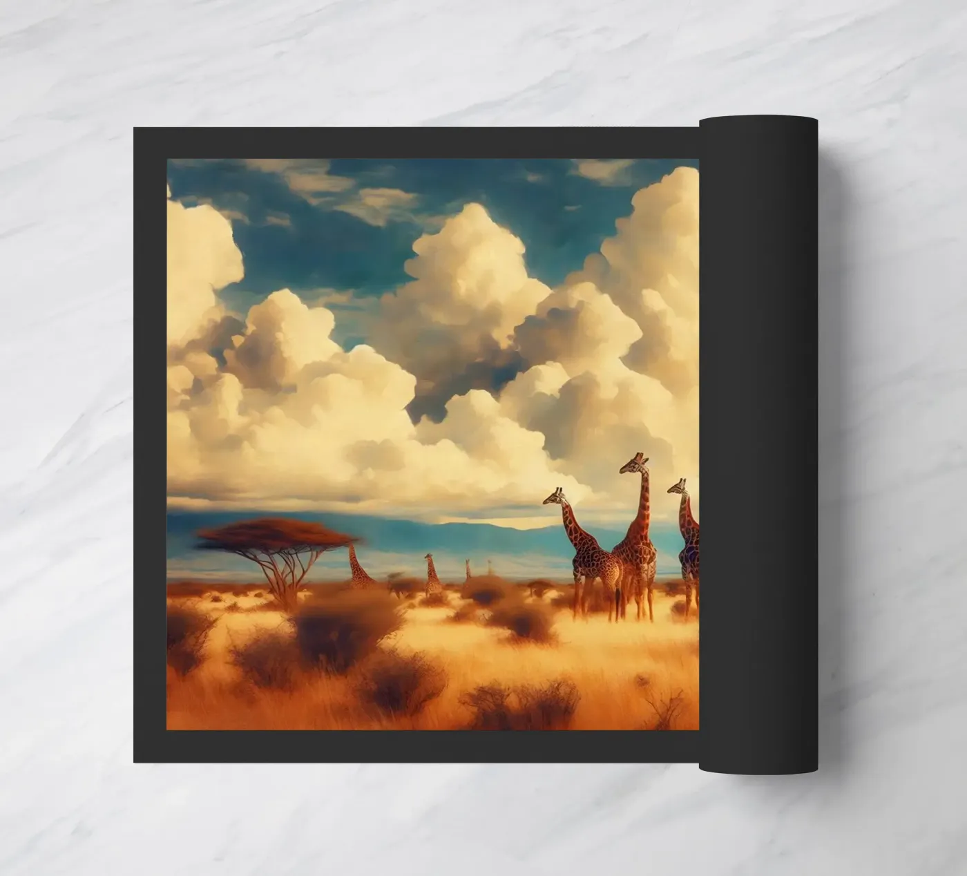 GIRAFE deurmat van RUBIANT ART