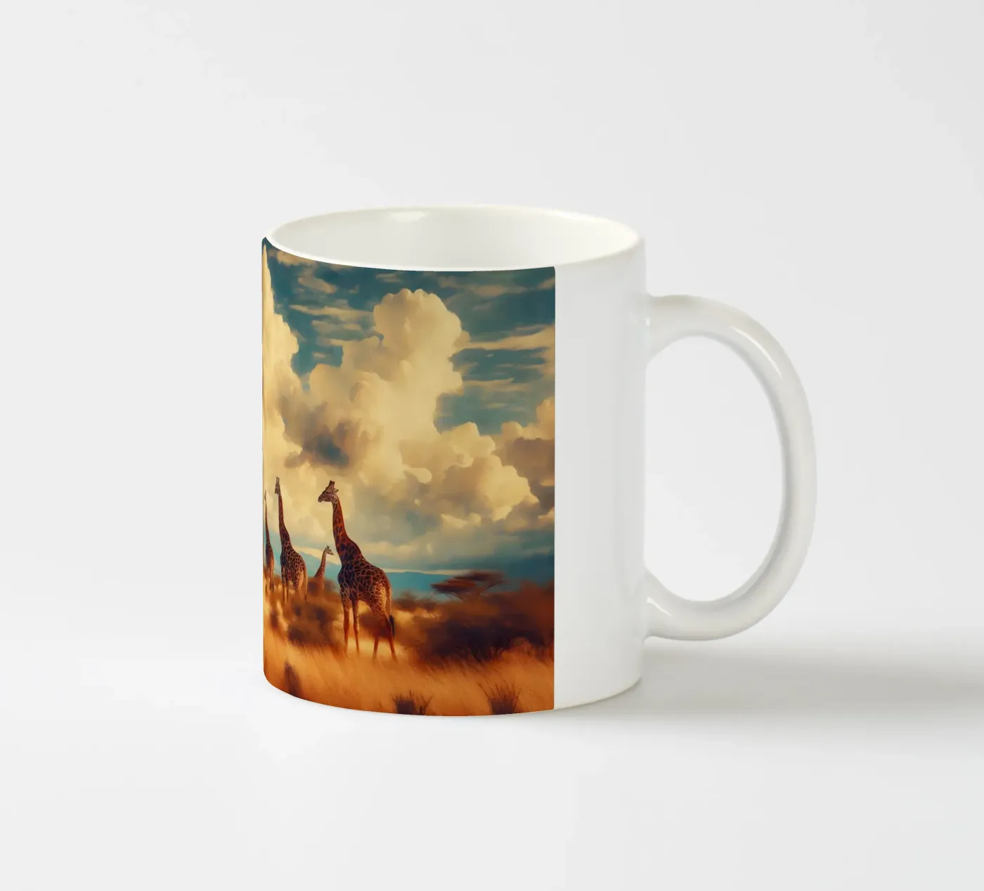GIRAFE ceramic mug by RUBIANT ART