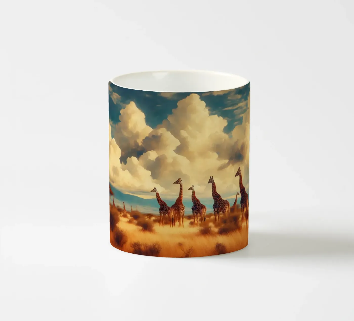 GIRAFE ceramic mug by RUBIANT ART