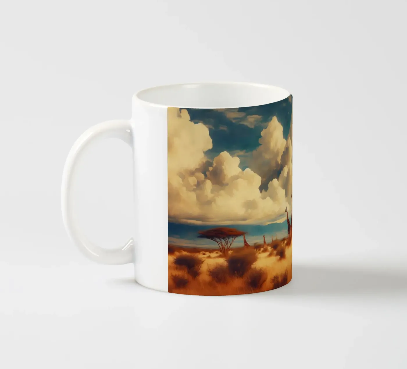 GIRAFE ceramic mug by RUBIANT ART