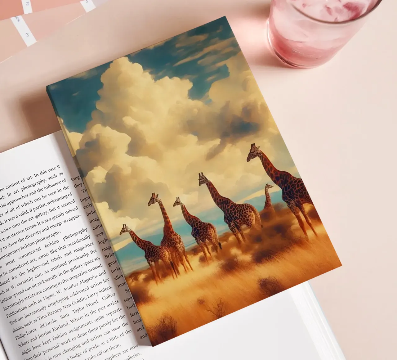 GIRAFE notebook by RUBIANT ART