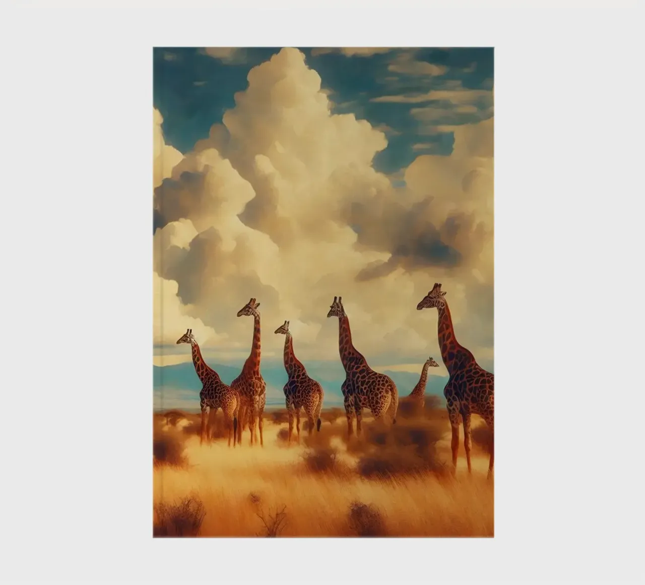 GIRAFE notebook by RUBIANT ART