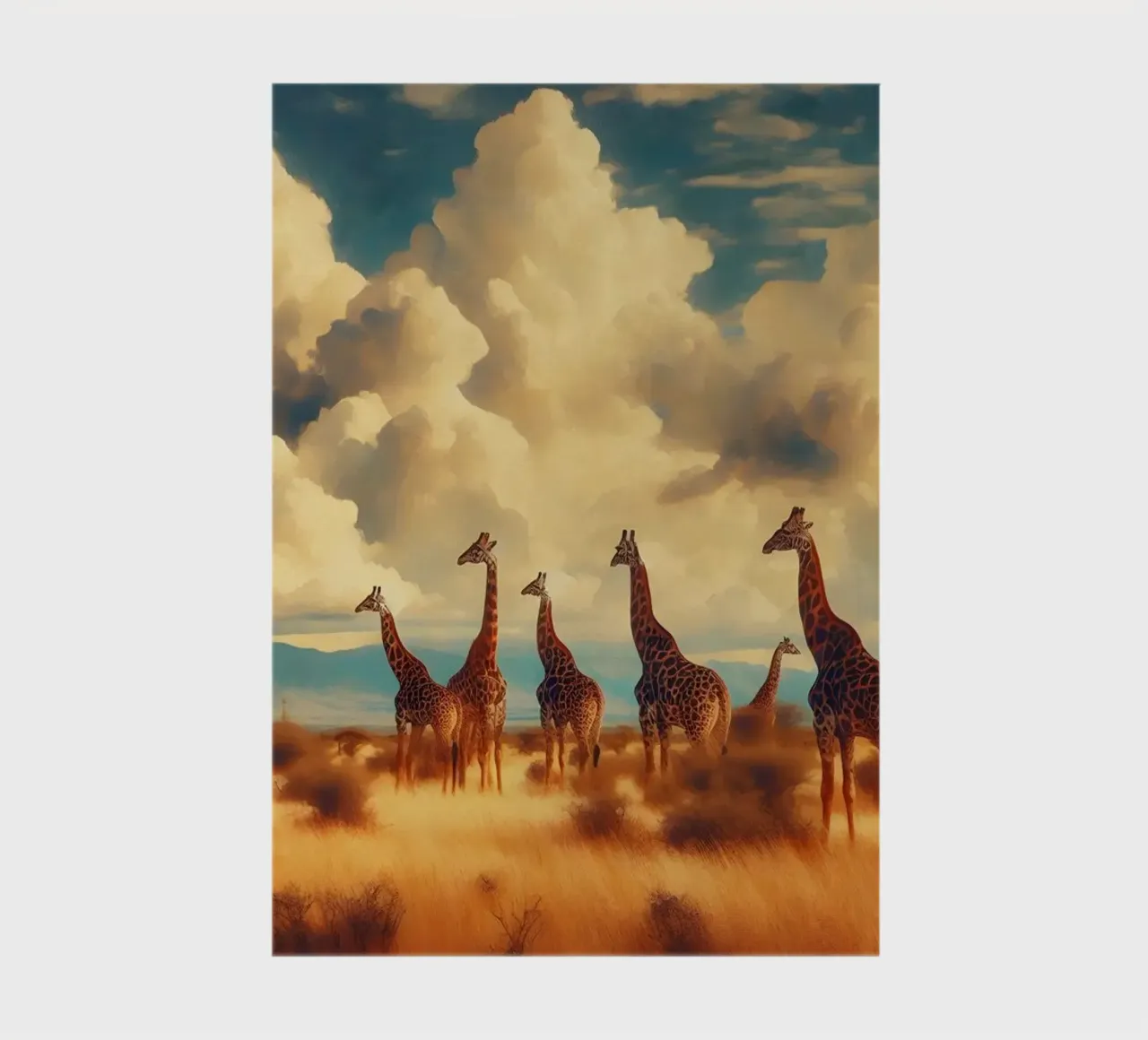 GIRAFE notebook by RUBIANT ART