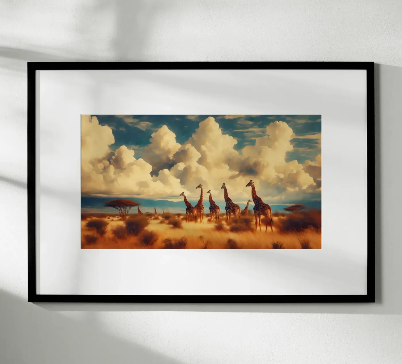 GIRAFE poster van RUBIANT ART