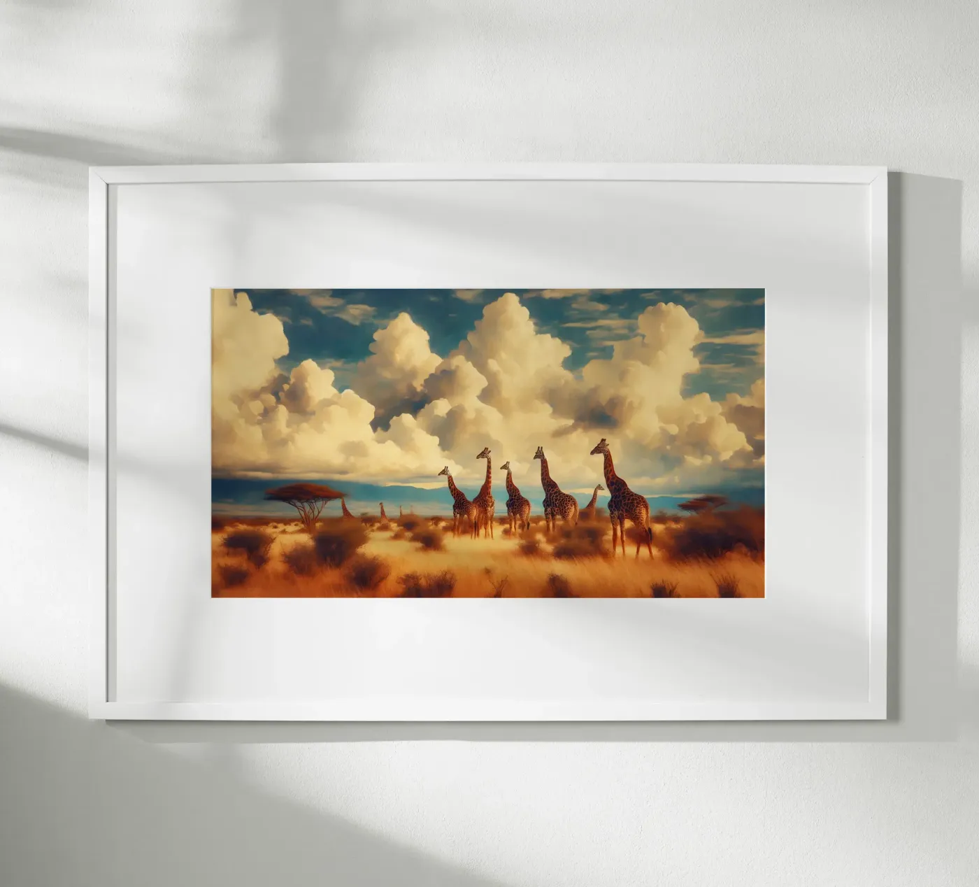 GIRAFE poster van RUBIANT ART