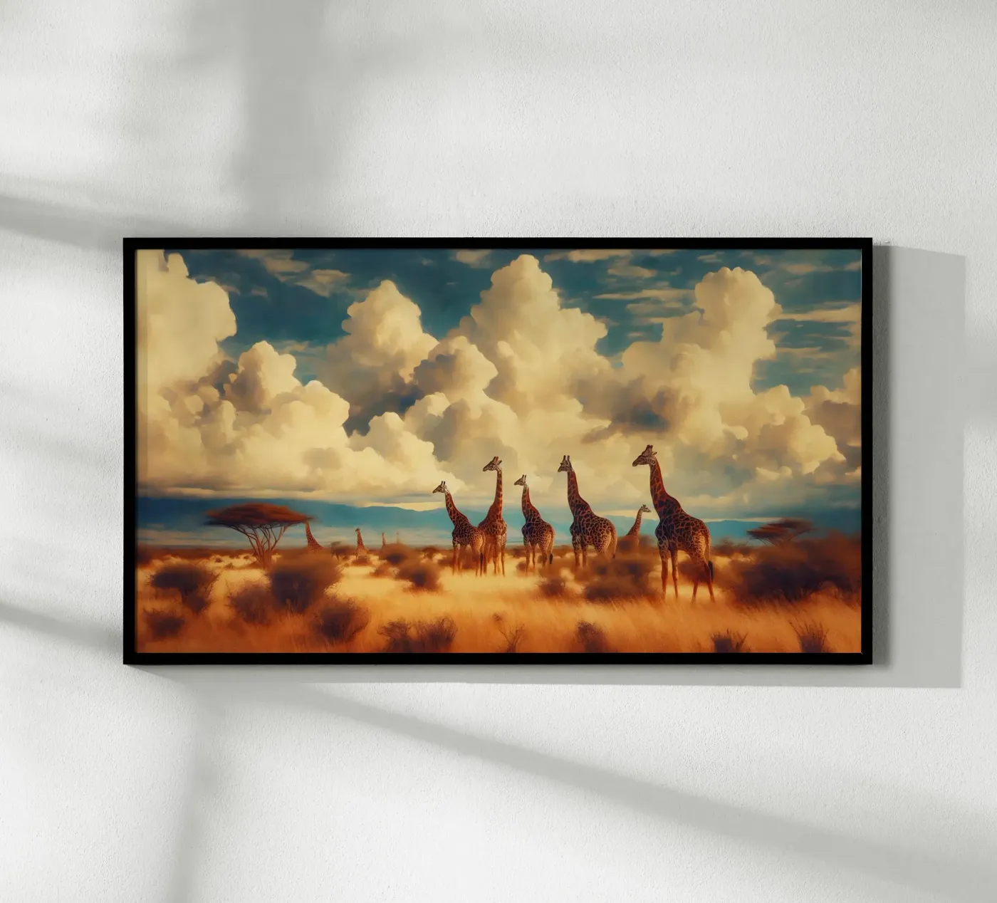 GIRAFE poster van RUBIANT ART