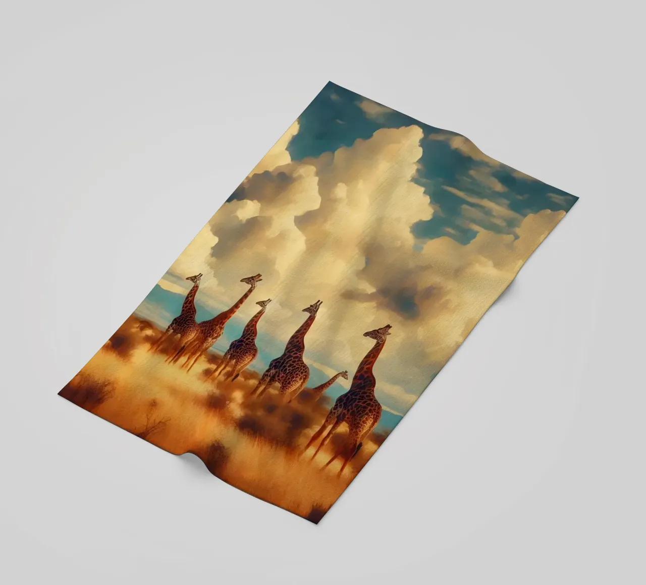 GIRAFE telo mare da RUBIANT ART